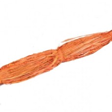 Рафия натуральная , 100 г оранжевая
