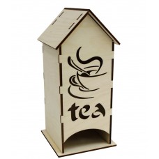 L-442 Деревянная заготовка Чайный домик "Чай"