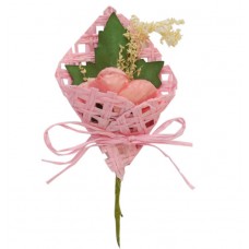 Декоративный букетик розовый 10216110